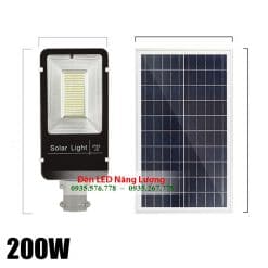 đèn đường năng lượng mặt trời 200W chính hãng giá rẻ