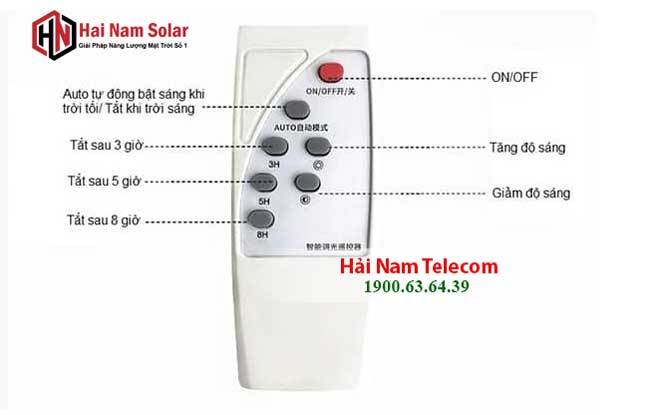 Hướng dẫn cách sử dụng đèn năng lượng mặt trời Solar Light bằng Remote