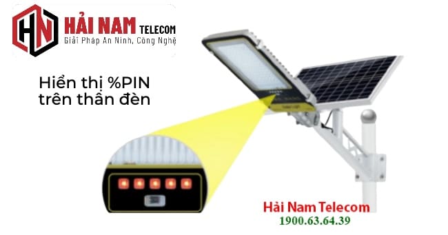 Đèn đường năng lượng mặt trời 100W Jindian 298